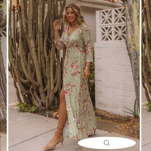 VICI Kavita Floral Maxi Dres